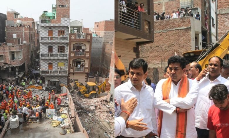 दिल्ली-के-मुस्तफाबाद-में-बिल्डिंग-गिरने-की-वजह-आई-सामने,-मंत्री-ने-कहा-‘हादसा-नहीं,-बल्कि-आपराधिक.
